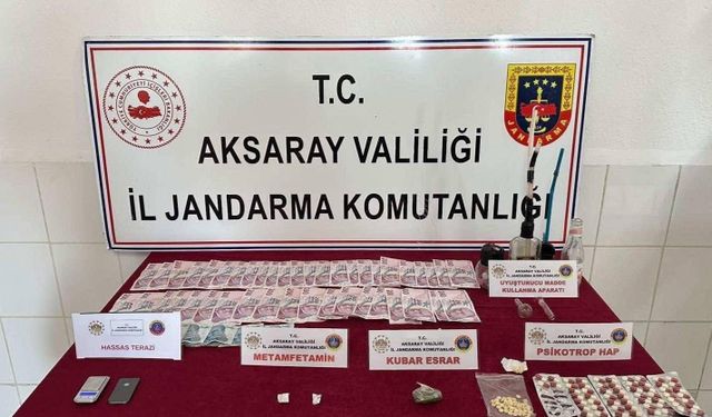 Aksaray'a uyuşturucu sevkiyatına jandarma darbesi