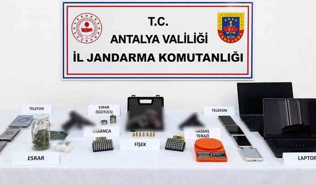 Antalya'da uyuşturucu operasyonu