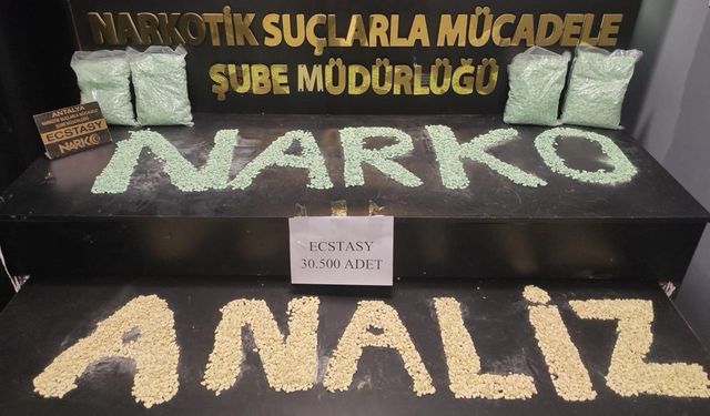 Antalya'da uyuşturucuyla mücadelede 1 haftada 30 operasyon düzenlendi