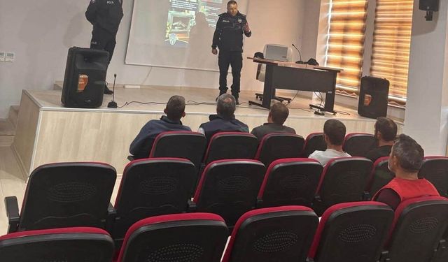 Aydıntepe'de ruhsatlı silah sahiplerine güvenli kullanım eğitimi verildi