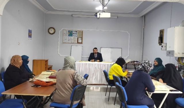 Aydıntepe'deki Kur'an kurslarında eğitim çalışmaları sürüyor