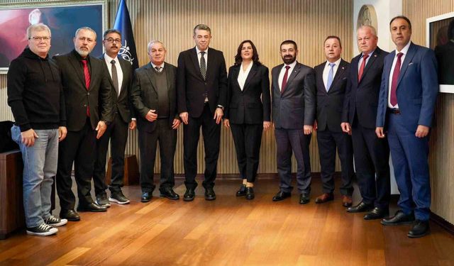 Başkan Çerçioğlu, Aydın Esnaf ve Sanatkarlar Odaları Birliği'ni ağırladı