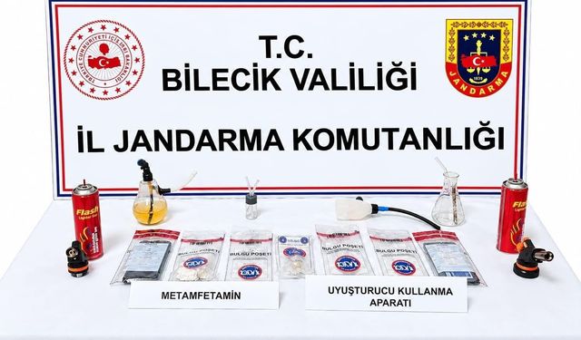 Bilecik'te uyuşturucu operasyonu