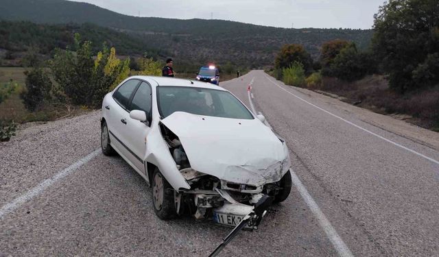 Bilecik'te yağış kazaya neden oldu: 1 yaralı