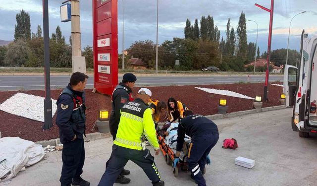 Bindiği aracın hacizli olduğunu öğrenince bayıldı