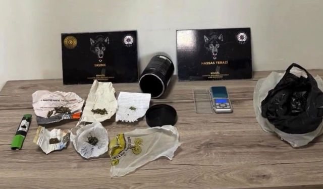 Bingöl'de uyuşturucu operasyonu: 1 kişi tutuklandı