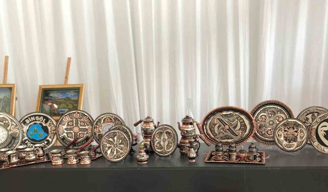 Bingöllü kadınların el emeği Mısır'da sergilendi