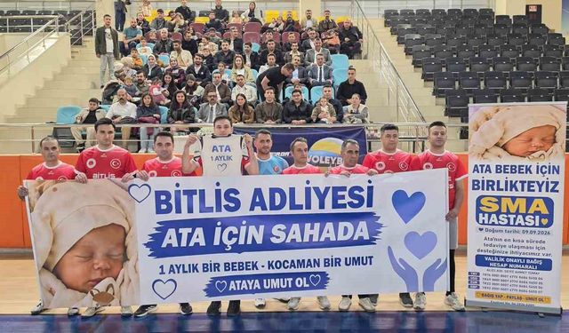 Bitlis Adliyesi, SMA hastası Ata bebek için sahaya çıktı