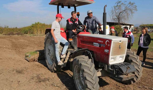 Bursa'da 150 dekarlık alanda yapay mera kuruluyor