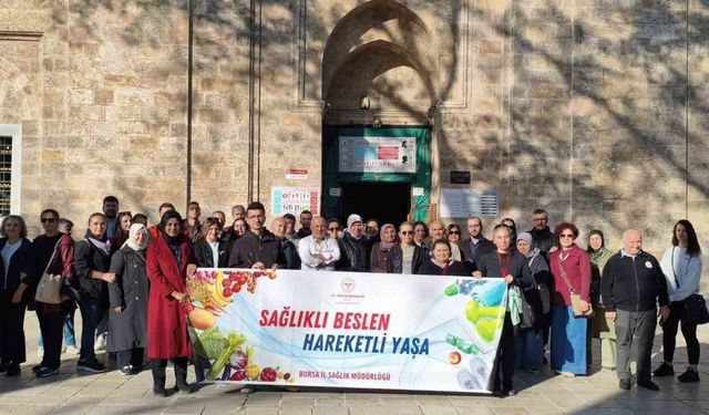 Bursa'da 'Hareket Et, Sağlıklı Yaşa' Yürüyüşü