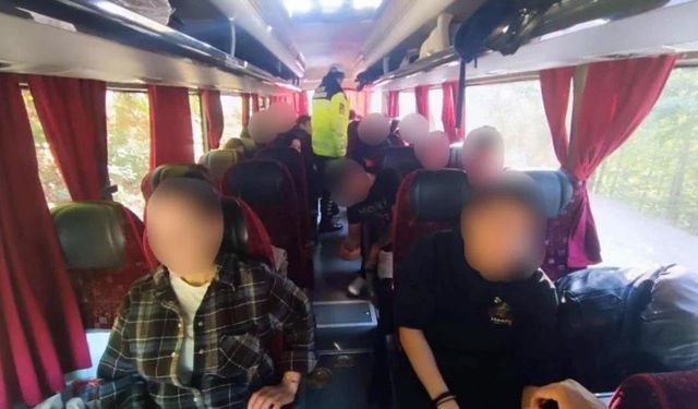 Bursa'da jandarmadan okul servislerine sıkı denetim
