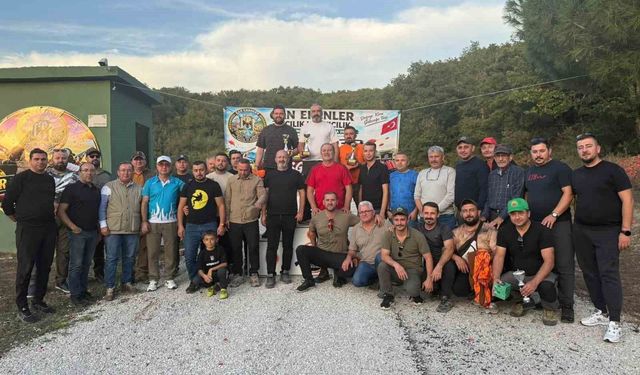 Çan'da avcılar kıyasıya yarıştı