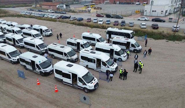 Çorum'da okul servislerine sıkı denetim