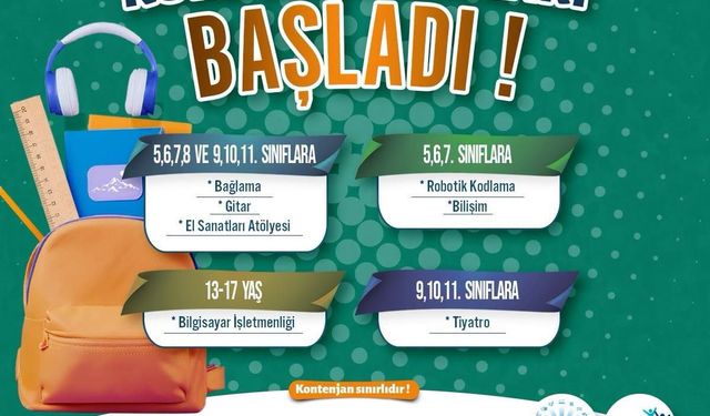Değer Gençlik Merkezi'nde kurs başvuruları başladı