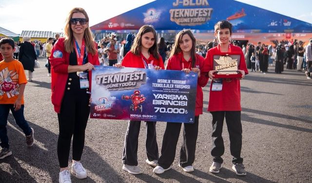 Denizli'nin bilim merkezinden TEKNOFEST'te dört Türkiye derecesi