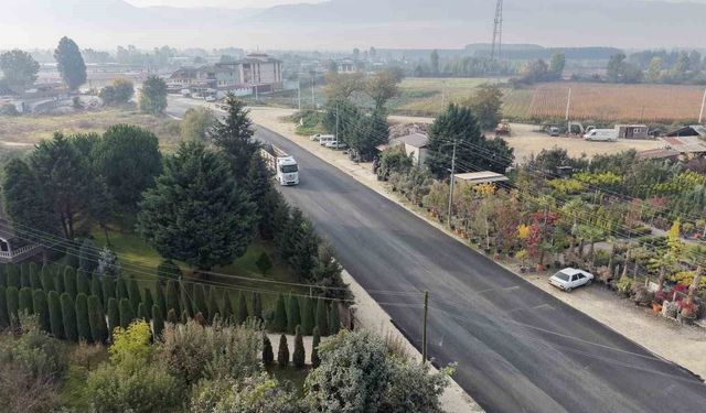 Düzce'de 55 bin ton asfalt serildi