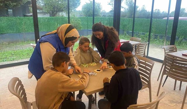 Düzce'de çocuklar akıl ve zeka oyunlarıyla buluştu