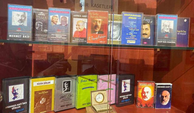 Edebiyatın izleri 'Şair ve Yazarlar Evi Müzesi'nde yaşatılıyor: 90'lara damga vuran şiir kaseti