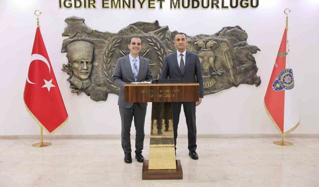 Emniyet Müdürü Erarslan Er, Vali Taşolar'ı ağırladı