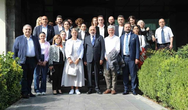 Ermenistan heyetinden DTSO'ya ziyaret: ''Dostluk ve ticaret için her türlü işbirliğine hazırız''