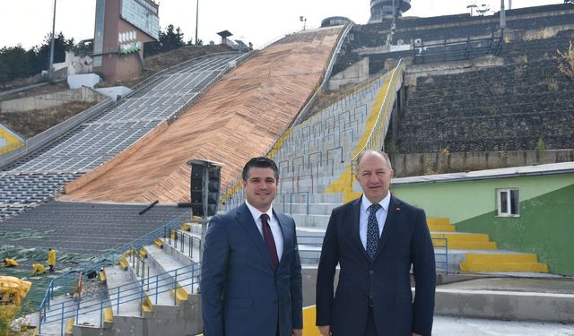 Erzurum GSİM'de dört koldan inşaat çalışması