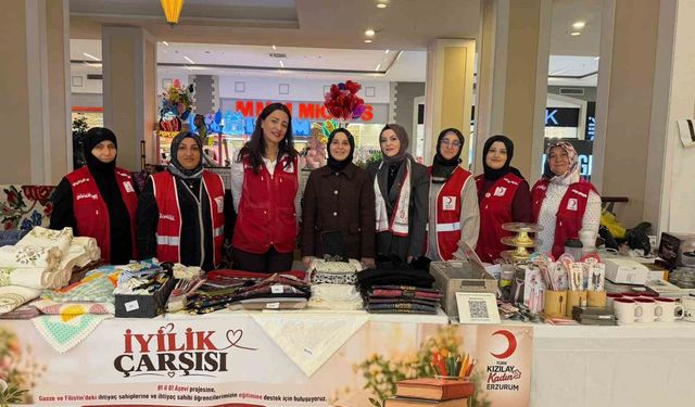 Erzurum'da iyilik çarşısı dayanışmayı büyütüyor