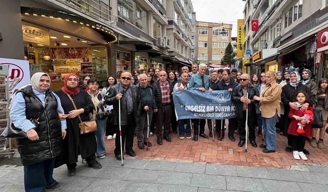 Görme engellilerden 'erişilebilirlik' çağrısı