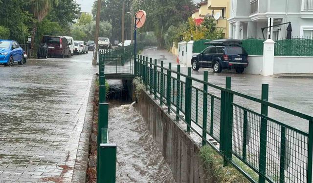 Güney Ege'de beklenen yağış başladı