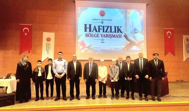 Hafızlık bölge yarışmasının birincileri Aydın'da belli oldu