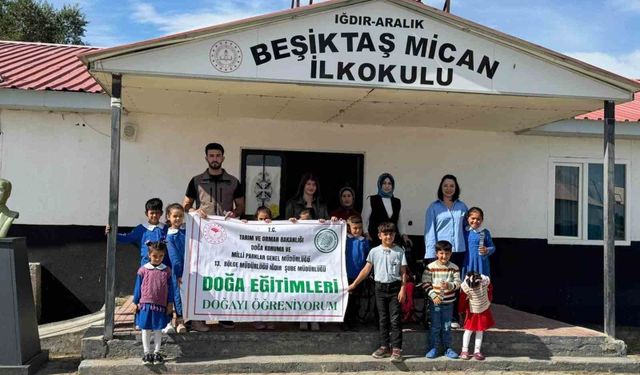 Iğdır'da öğrencilere tabiat ve biyoçeşitlilik eğitimi