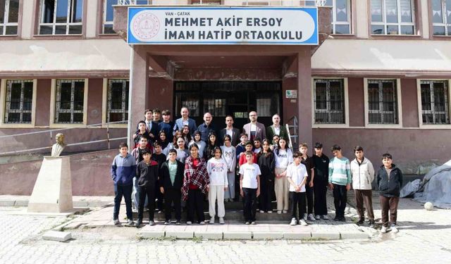 İl Milli Eğitim Müdürü Çandıroğlu'ndan Çatak'a ziyaret