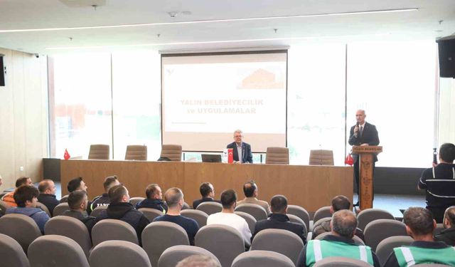 İnegöl Belediyesi'nden personele 2. yalın temelleri eğitimi