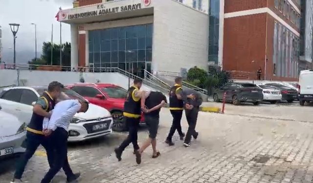 İskenderun'da 2 şüpheli tutuklandı