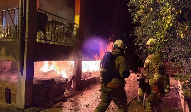 İskenderun'da bodrum katta çıkan ev yangını söndürüldü