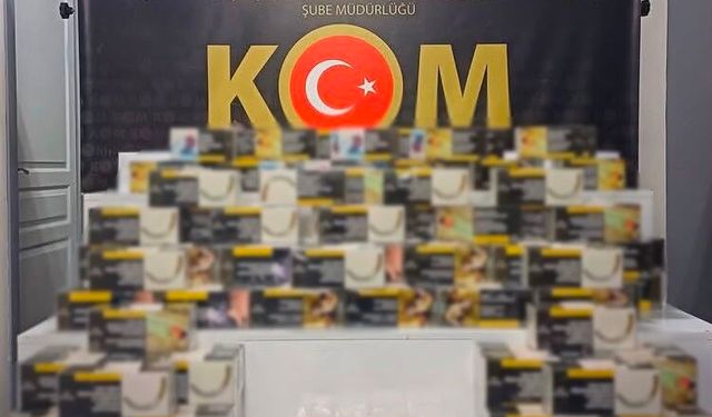 Isparta'da kaçak sigara ve bandrolsüz makaron ele geçirildi