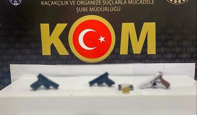 Isparta'da kaçak ürün ve silahlara el konuldu