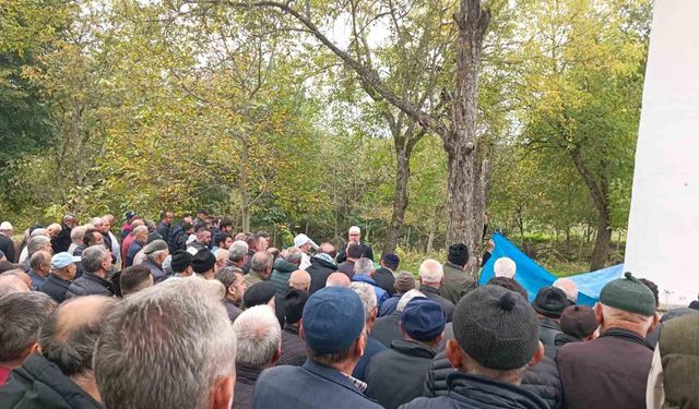İstanbul'daki sel felaketinde hayatını kaybeden Ahmet Usta, Sinop'ta toprağa verildi