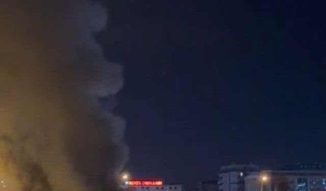 Kahramanmaraş'ta iş yeri yangını