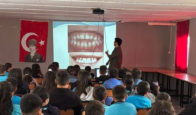 Karapınar'da öğrencilere sağlıklı yaşam eğitimi