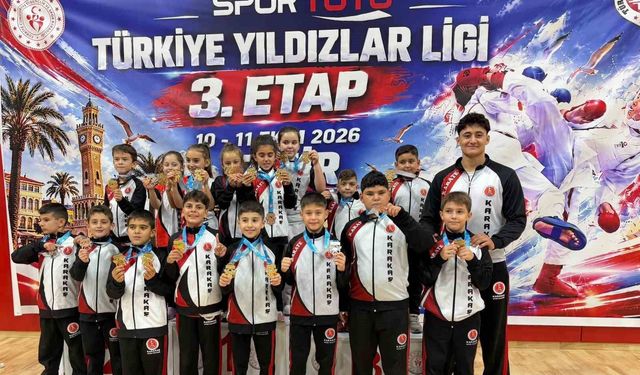 Karate müsabakalarında 43 madalya kazandılar