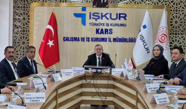 Kars'ta istihdam ve mesleki eğitim gündemi masaya yatırıldı