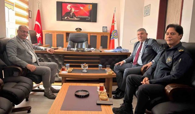 Kaymakam Arıkan'dan, Tayyar Arıkan'a ziyaret