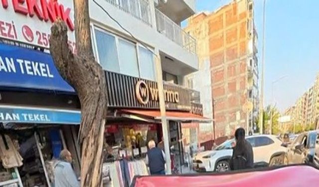 Kontrolden çıkan otomobil çarşıyı birbirine kattı