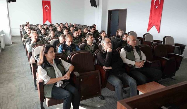 Kütahya'da orman personeline yasadışı kenevirle mücadele eğitimi