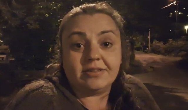 Mahalleye inen ayı, işe giden kadının karşısına çıktı