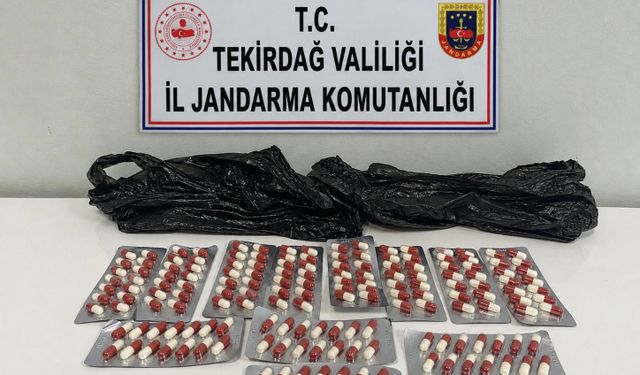 Malkara'da uyuşturucu operasyonu: 168 hap ele geçirildi, 1 şüpheli tutuklandı