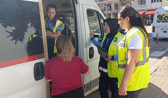 Manavgat'ta okul servislerine sıkı denetim