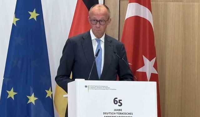 Merz: 'Türkler, olağanüstü çalışkanlıklarıyla bugün içinde bulunduğumuz refahın altyapısını oluşturdular'