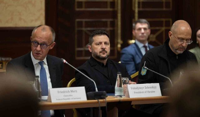 Merz: 'Ukrayna'ya yardım sağlamak Almanya'nın ulusal çıkarları doğrultusunda'