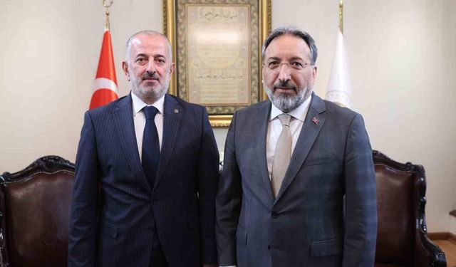 Müftü Dikmen, Diyanet İşleri Başkanı Arpaguş ile bir araya geldi